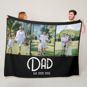 Papa Grunge tekst 3 foto Fleece Deken