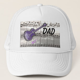 Papa Guitar & Music Trucker Hat Pet