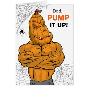 Papa Halloween gespierd Jack O' Lantern