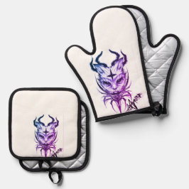 papa handgrepen voor keuken ovenwant & pannenlap set