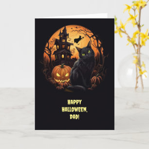 Papa Happy Halloween Tekst Leuke Heks Kaart