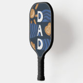 Papa - Happy Vaderdag Navy Blue Pickleball Paddle (Links)