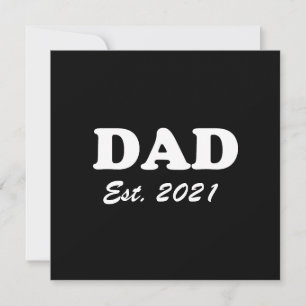 Papa heeft een speciale datum voor zwart-wit en mo kaart