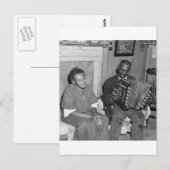 Papa heeft een Squeezebox: 1940 Briefkaart (Voorkant / Achterkant)