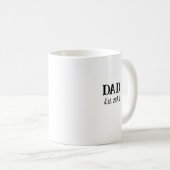 Papa heeft nieuwe Dad Custom Mok opgericht (Voorkant rechts)