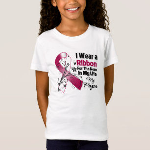 Papa Hero in Mijn Life Head Neck Cancer T-shirt