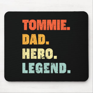 Papa Hero Legend Gepersonaliseerde aangepaste naam Muismat