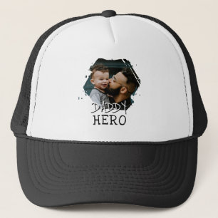 Papa Hero Typografie Papa Foto Trucker Pet