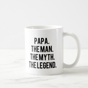 Papa het Man de Myth de Legend grappige modebok Koffiemok