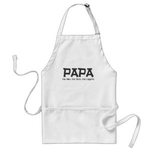 Papa: het Man, de Myth, de Legende Gifts Standaard Schort