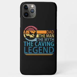 Papa het Man de mythe de Caving Legend iPhone 11 Pro Max Hoesje