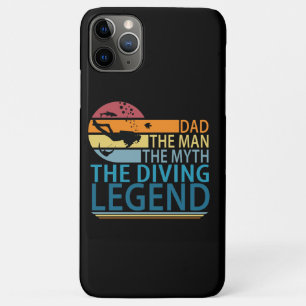 Papa het Man de mythe de duikende legend iPhone 11 Pro Max Hoesje