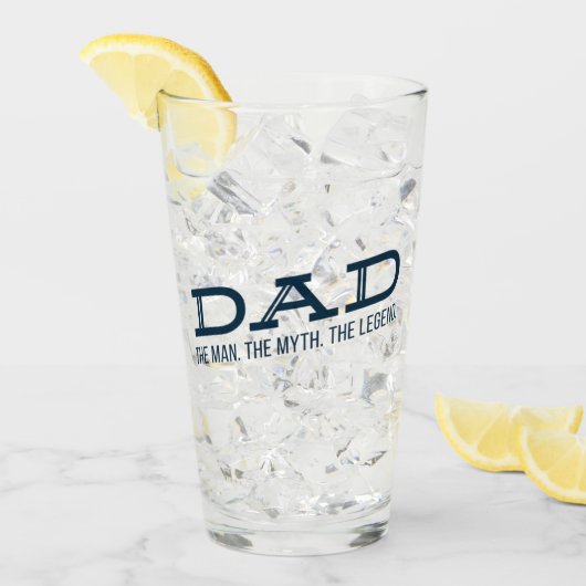 Papa het Man de mythe de legendarische monogram Glas (Voorkant ijs)