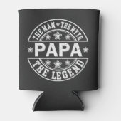 Papa het Man de mythe de legendarische vaderdag Blikjeskoeler (Voorkant)
