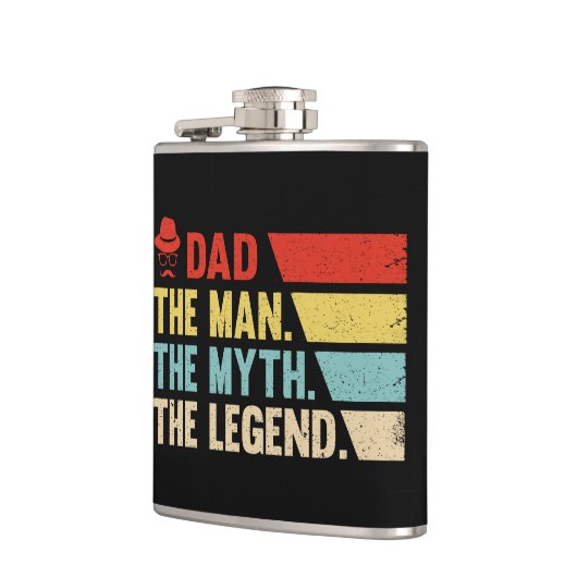 Papa. Het Man, de mythe, de legende. Heupfles (Links)