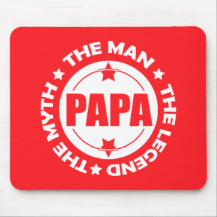 Papa. Het Man. De mythe. De legende. Muismat