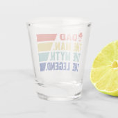 Papa. Het Man, de mythe, de legende. Shot Glas (Achterkant)