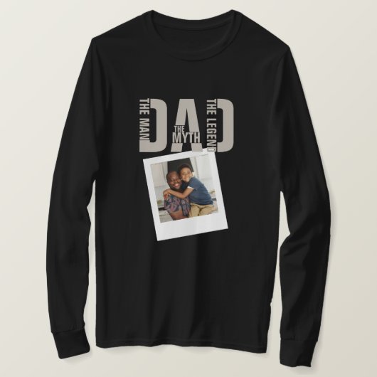Papa het Man de mythe de legende T-shirt (Design voorkant)