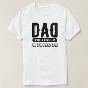 Papa het Man de mythe de legende vaders dag grappi T-shirt