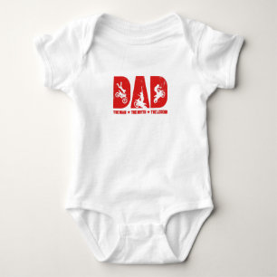 Papa het Man de mythe de    LegendFor Motocross Romper