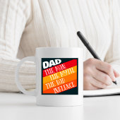 Papa het Man, de mythe, de slechte invloed Koffiemok