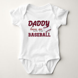Papa houdt meer van me dan van honkbal romper