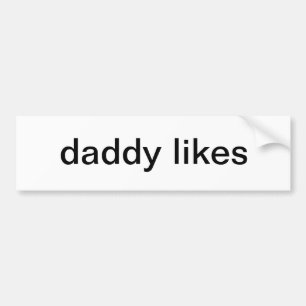 Papa houdt van bumpersticker