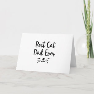 Papa houdt van kattenvaders dag kattenliefhebber h kaart