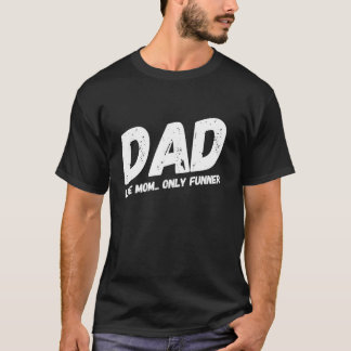 Papa houdt van mama, maar grappig Vaderdag cadeau T-shirt