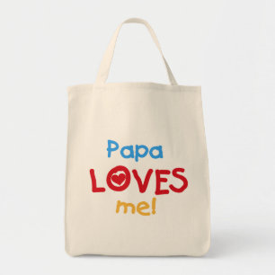 Papa houdt van me T-shirts en cadeautjes Tote Bag