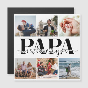 Papa I Love You Custom Fotocollage