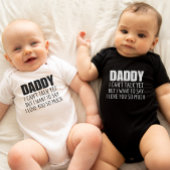 Papa, ik kan nog niet praten, New Baby Aankondigin Romper