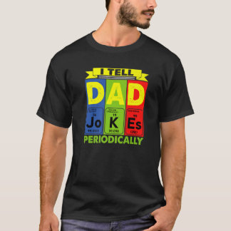 Papa. IK VERTEL DAD PERIODICEEL VAKJE Dag T-shirt
