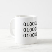 Papa in Binary Koffiemok (Voorkant links)