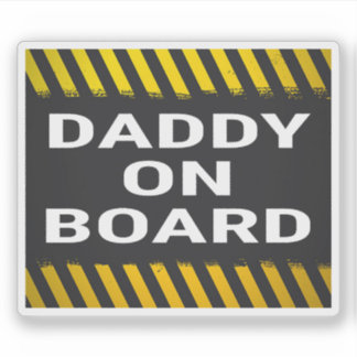 Papa in de auto sticker