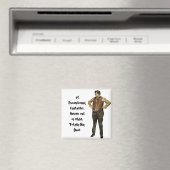  papa in kleur en verdrietig magneet (Insitu (Vaatwasser))