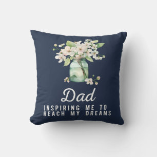 Papa inspireert me kussen