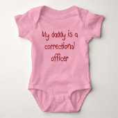 Papa is een rectificator Baby T-Shirt (Voorkant)