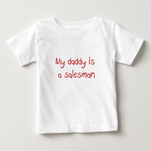 Papa is een Salesman Baby T-shirt