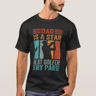 Papa is een ster beste golfer door par - Grappig g T-shirt