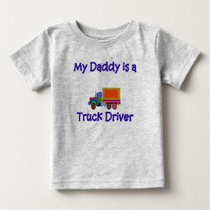Papa is een Truck Driver baby t-shirt