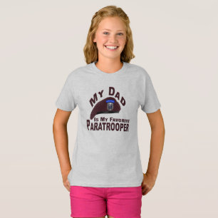 Papa is mijn favoriete 82nd Airborne Paratrooper T-shirt