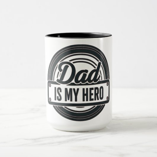 Papa Is Mijn Held Mok (Midden)