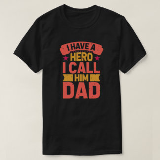 Papa is mijn Hero Birthday of Vaderdag T-shirt