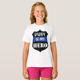 Papa is mijn Hero Meisjes T-shirt