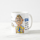 Papa is mijn ROLL model - Funny Coffee Mok (Voorkant rechts)