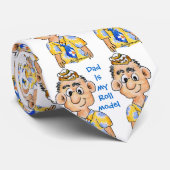 Papa is mijn ROLL model - Funny Necktie Stropdas (Opgerold)