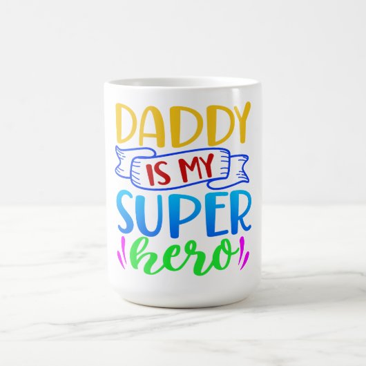 Papa is mijn superheld koffiemok (Center)