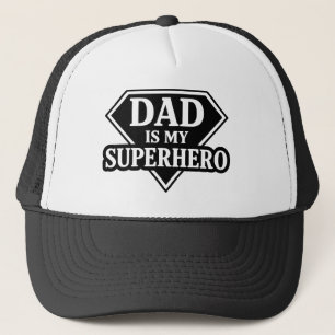 Papa is mijn superheld trucker pet