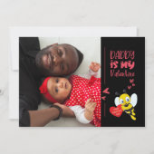 Papa is mijn Valentijn Feestdagenkaart (Voorkant)